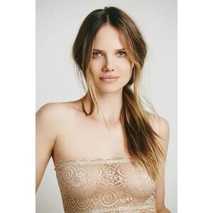 Free People Intimately Nude Lace Reversible Bandeau XS/S